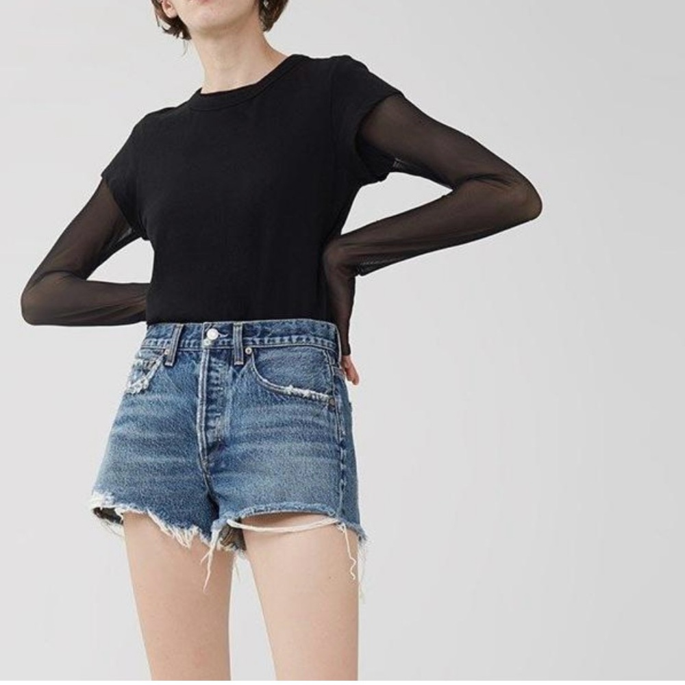 Agolde Parker Cutoff size 25, mid wash